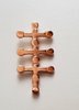 Arthatic Triple Cross Pendant - 9carat Rose Gold