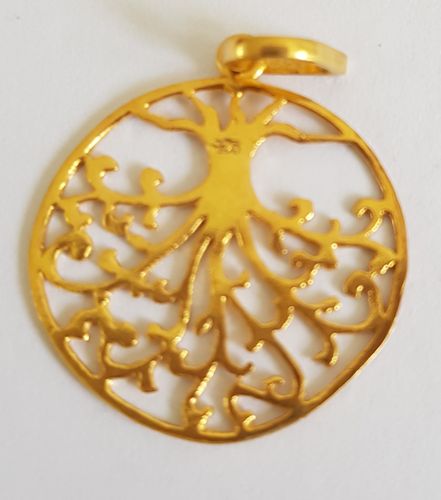 Tree of Life Pendant - Gold